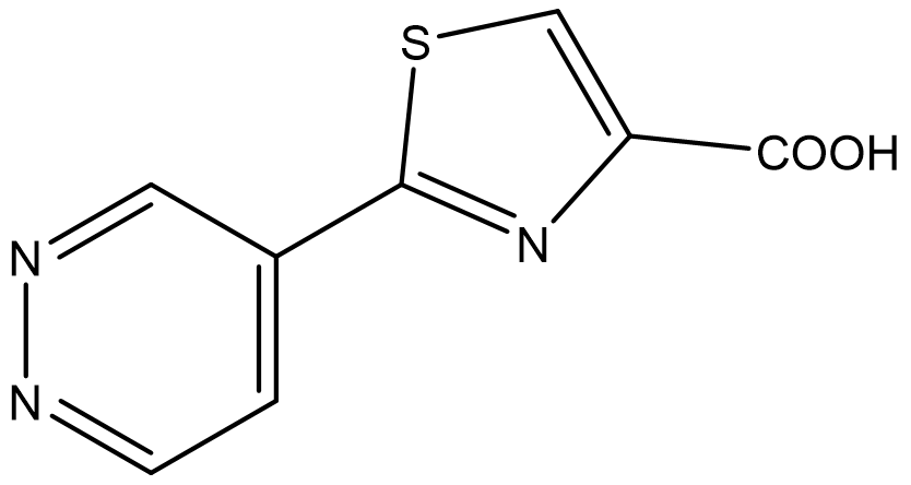 2-Pyridazin-4-ylthiazole-4-carboxylic acid 2-(Pyridazin-4-yl)thiazole-4-carboxylic acid