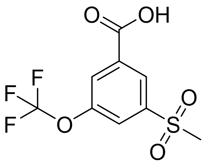 3-methylsulfonyl-5-trifluoromethoxybenzoic acid 2-(2,4-dichlorophenyl) piperazine
