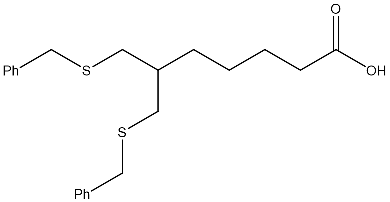 68-Bisbenzylthiooctanoic Acid 2-(2,4-dichlorophenyl) piperazine