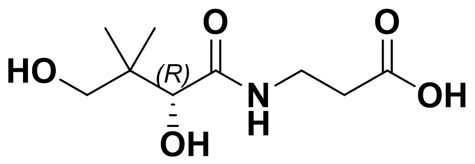 Pantothenic acidD-pantothenate no salt form Pantothenic acid//D-pantothenate (no salt form)