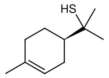 R-Thioterpineol or P-Menthene-8-Thiol 2-(2,4-dichlorophenyl) piperazine