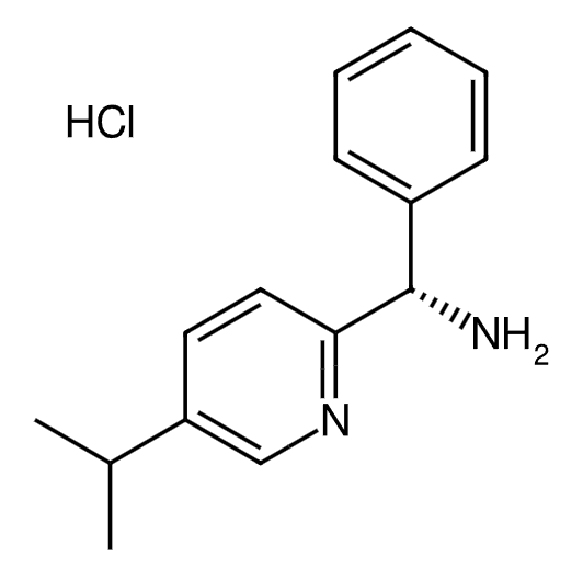 S-5-isopropylpyridin-2-ylphenylmethanamine hydrochloride 2-(2,4-dichlorophenyl) piperazine
