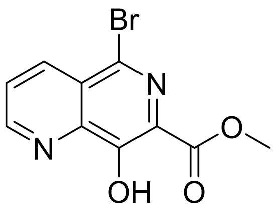 methyl 5-bromo-8-hydroxy-16-naphthyridine-7-carboxylate 2-(2,4-dichlorophenyl) piperazine