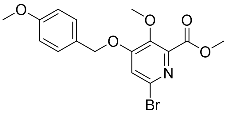 methyl 6-bromo-3-methoxy-4-4-methoxybenzyloxypicolinate 2-(2,4-dichlorophenyl) piperazine